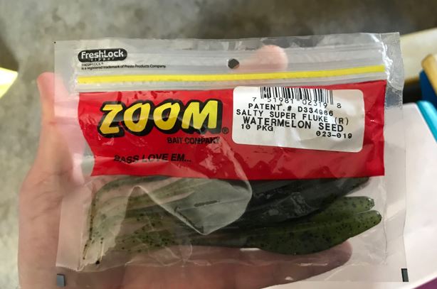 Zoom Salty Super Fluke Watermelon Seed Package
